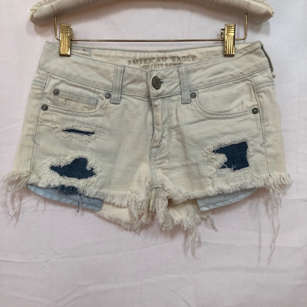 American Eagle Distressed Denim Shorts